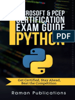 Microsoft Python Certification Exam 98 281 Amp Pcep Preparation Guide Introduction To Programming Using Python Pcep Certified Entry Level Python Programmer 9798589463590