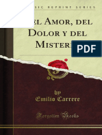 Del Amor Del Dolor y Del Misterio 1400013453