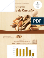 Exportaciones de castaña Bolivia