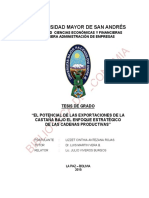 Universidad Mayor de San Andrés: Facultad Ciencias Económicas Y Financieras Carrera Administración de Empresas