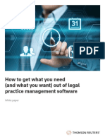 How To Get What You Need (And What You Want) Out of Legal Practice Management Software