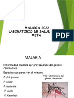 MALARIA 2022 Laboratorio de Salud Publica Meta