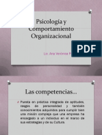 Psicología y Comportamiento Organizacional: Lic. Ana Verónica Pappel
