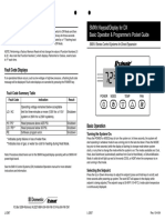 SMXHT Keypad/Display For DX Basic Operation & Programmer'S Pocket Guide