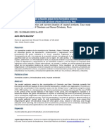 Dinámica, Transformación y Situación Actual de Los Humedales Costeros Caso de Estudio de Los Municipios de Chibote y Nuevo Chimbote, Perú