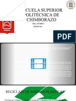 Escuela Superior Politécnica de Chimborazo: Tema: Resinas Grupo N-1