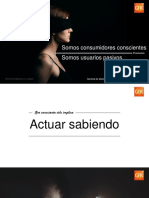 Consumidores Conscientes, Usuarios Pasivos Chile 3D