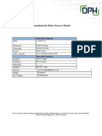 Formulario de Datos Nuevo Cliente