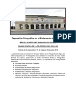 Exposición Fotográfica en El Parlamento de Cantabria