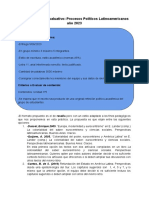 Primer Práctico Evaluativo - Procesos Políticos Latinoamericanos