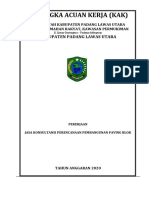Kerangka Acuan Kerja (Kak) : Kabupaten Padang Lawas Utara
