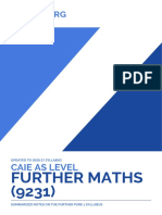 Caie As Level Further Maths 9231 Further Pure 1 v1