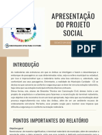 Apresentação Do Projeto Social