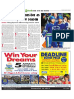 Five Points To Consider As Canucks Eye New Season: Winyour Dreams