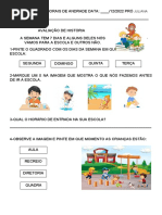 AValiaçao de historia 1 ANO | PDF