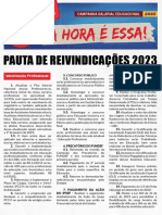 Pauta Reivindicação 2023