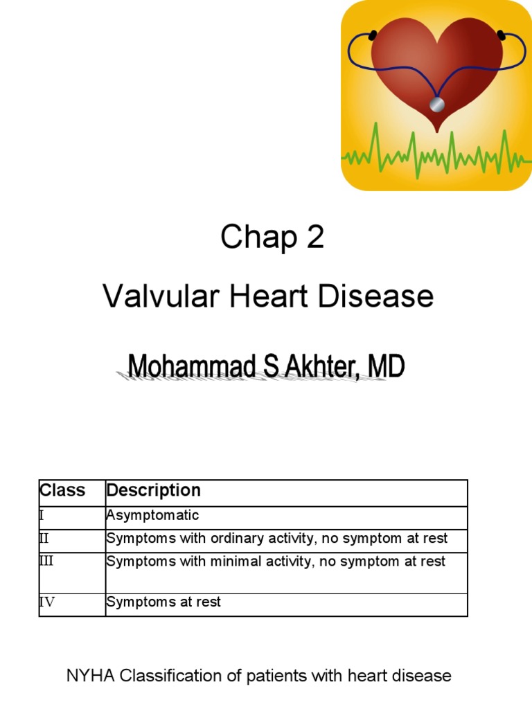 Valvular Heart Disease Overview | PDF | Heart | Heart Valve