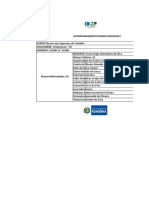 Acompanhamento diário de curso técnico em segurança do trabalho