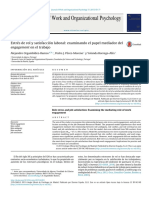 Estrés de Rol y Satisfacción Laboral Examinando El Papel Mediador Del