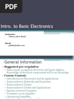 Introduction to Basic Electronics