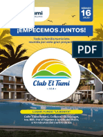 Folleto Club Tumi Ica Bajas