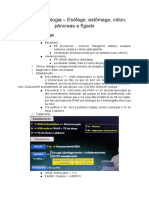 Oncologia - Esôfago, Estômago, Cólon, Pâncreas e Fígado