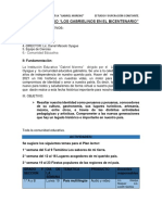 Plan de Trabajo "Los Gabrielinos en El Bicentenario": I.-Datos Informativos