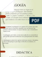 Pedagogía