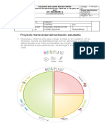 Proyecto Transversal Alimentación Saludable