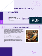 Formas Musicales y Analisis: Madrigales (Cruda Amarilli Claudio