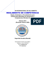 Reglamento de Competencia: Federacion Internacional de Salvamento
