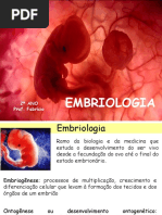 Embriologia Comparada | PDF | Ovo | Zoologia