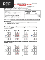 Pauta Correcion Adecuacion Evaluacion 3 Matemática 2° Básico Junio - 2021