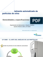 UF-5000 Analizador Totalmente Automatizado de Partículas de Orina