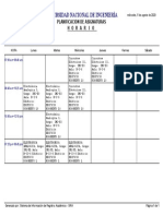 Horario 2020 II Sem