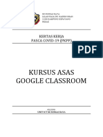Kertas Kerja Kursus Google Classroom