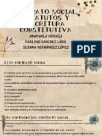 Contrato Social, Estatutos Y Escritura Constitutiva: Anapaula Moraza Paulina Sanchez Lara Susana Hernández López