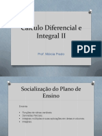 Cálculo DIFERENCIAL e INTEGRAL II - Funções, Derivadas e Integrais