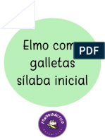 Elmo Come Galletas Sílaba Inicial