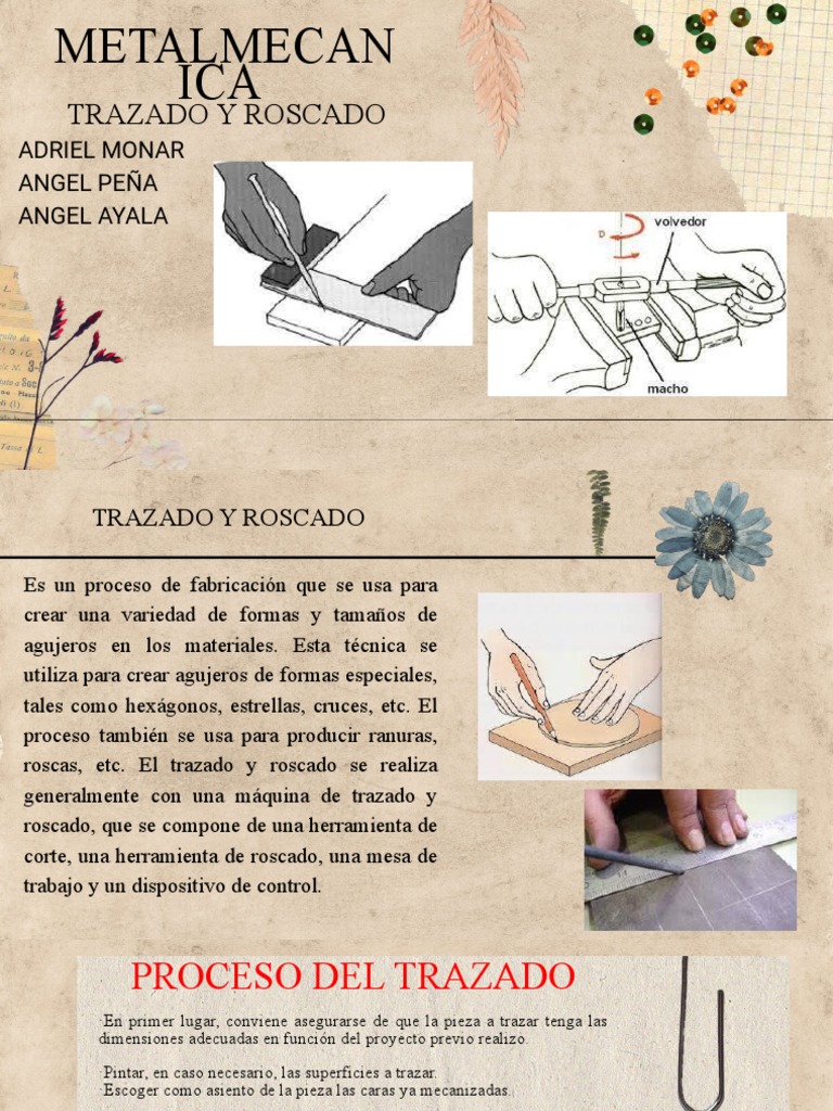 Trazado Y Roscado: Metalmecan ICA | PDF | Equipo | Herramientas