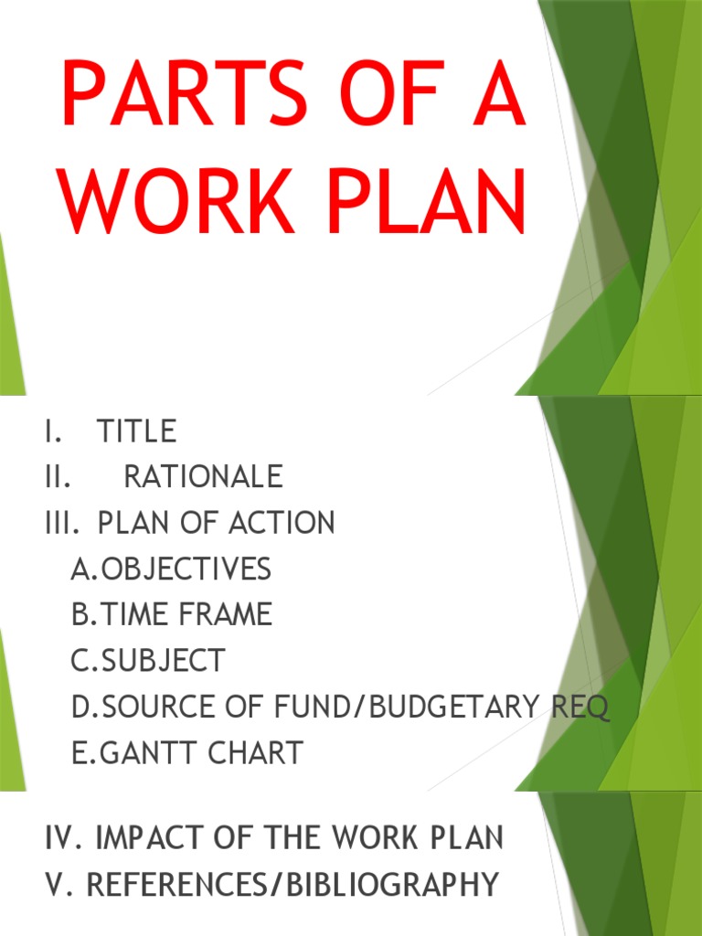 Essential Components of a Work Plan | PDF