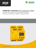 ISOMETER® IR425 User Manual | PDF | Alternating Current | Relay