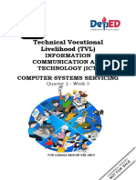 Technical Vocational Livelihood (TVL) : Information Communication and Technology (Ict)