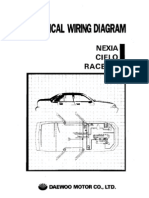 Daewoo Nexia Cielo Racer Electrical Wiring Diagram