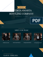 Studi Kasus Tirta Amarta Bottling Company - Kel. 6