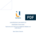 Aplicaciones de la Teoría de las Inteligencias Múltiples en el ámbito laboral