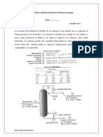 4ta. Práctica Calificada de Balance de Materia y Energía: Mg. Ing. Roosvelth Cántaro S