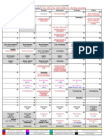 SCW Undergraduate Calendar Fall 2022
