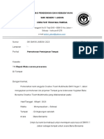 Proposal Peminjaman Tempat CTM Bukber 2