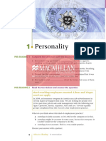 Personality: Pre-Reading 1